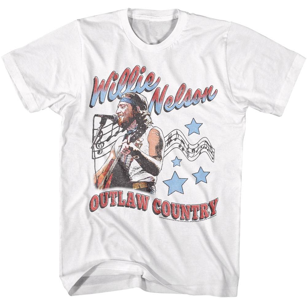 Willie Nelson Outlaw Country Music Men's T Shirt