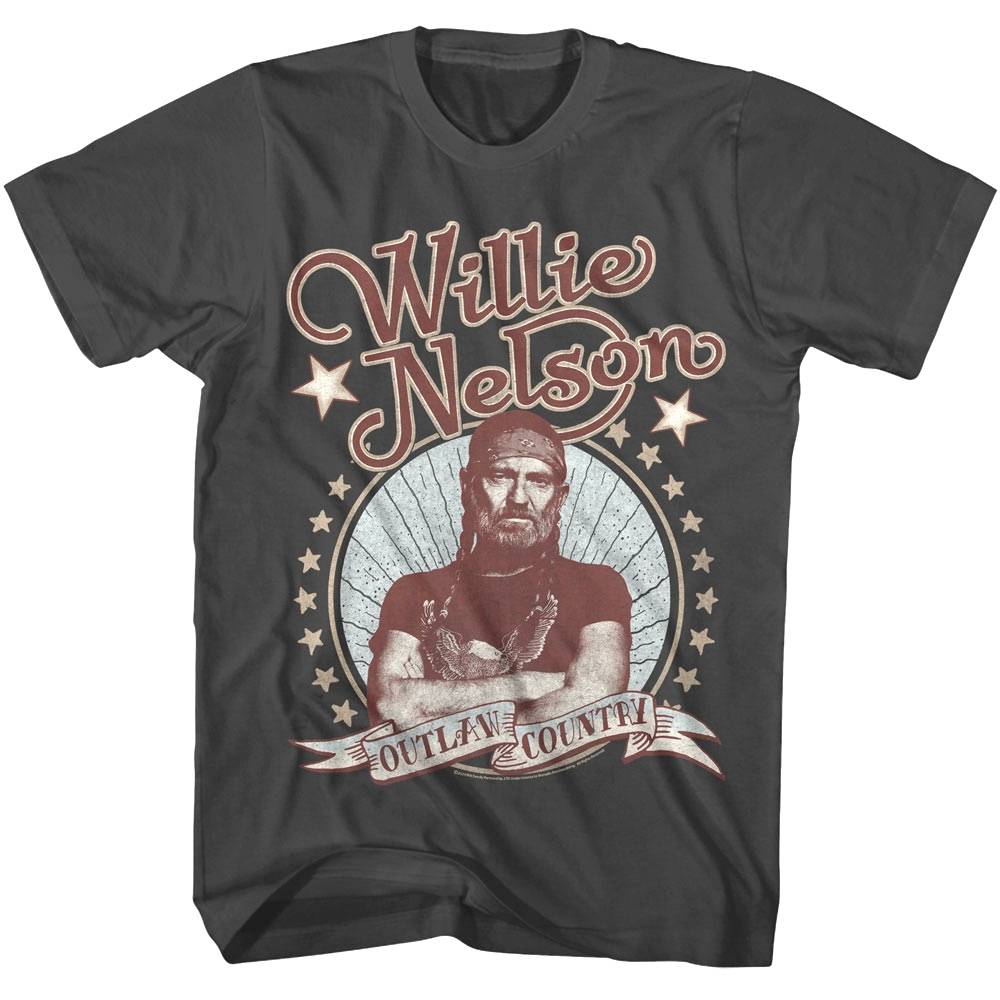 Willie Nelson Outlaw Country Star Men's T Shirt