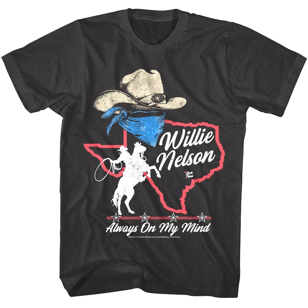 Willie Nelson Texas Always On My Mind Men's T Shirt
