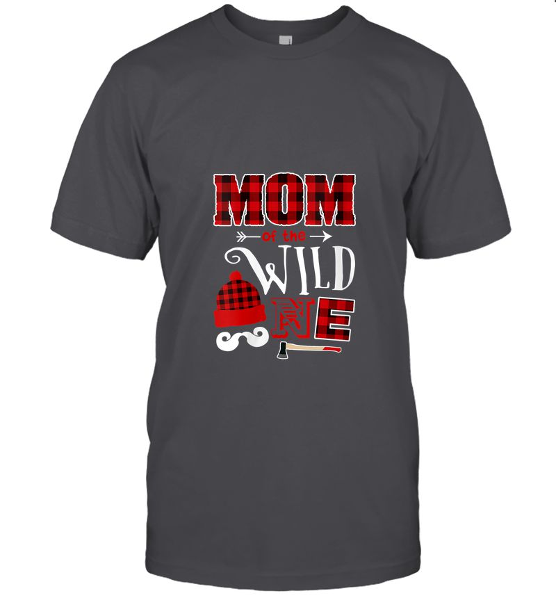 mom of the wild one shirt lumberjack