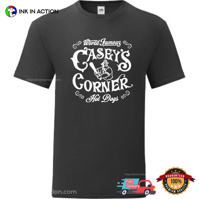 World Famous Casey’s Corner Funny Baseball T-shirt