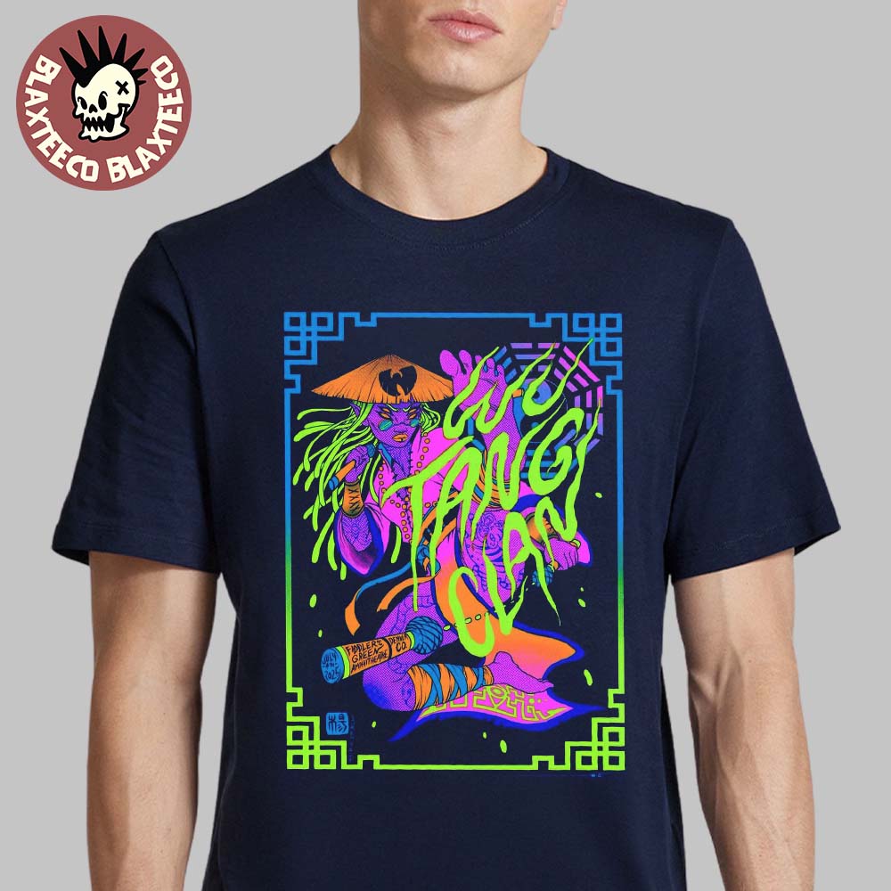 Wu Tang Clan Denver Colorado 2025 Concert Poster At Fiddler’s Green Amphitheatre On July 4 2025 Deadly Shaolin Technique Unisex T-shirt