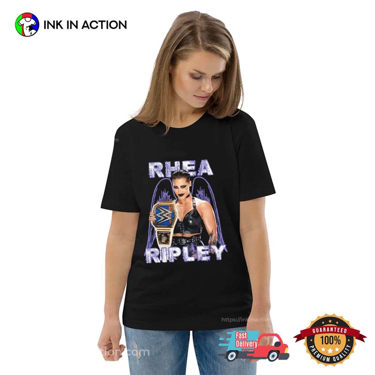 Wwe Women’s World Champion Rhea Ripley T-shirt