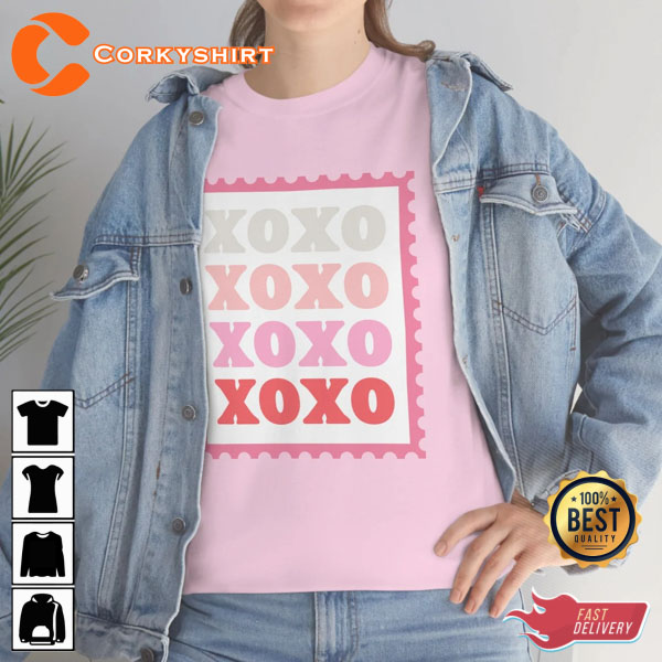 Xoxo Valentine’s Day Couple Gift For Valentine Shirt
