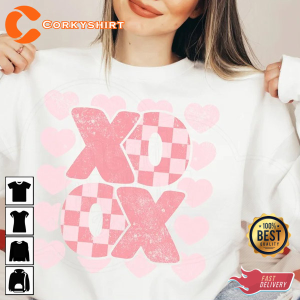 Xoxo Valentine’s Day Love Vibes Anniversary Cute Valentine Shirt