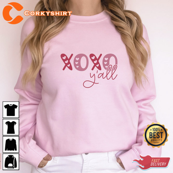 Xoxo Y’all Valentines Day Hot Shirt