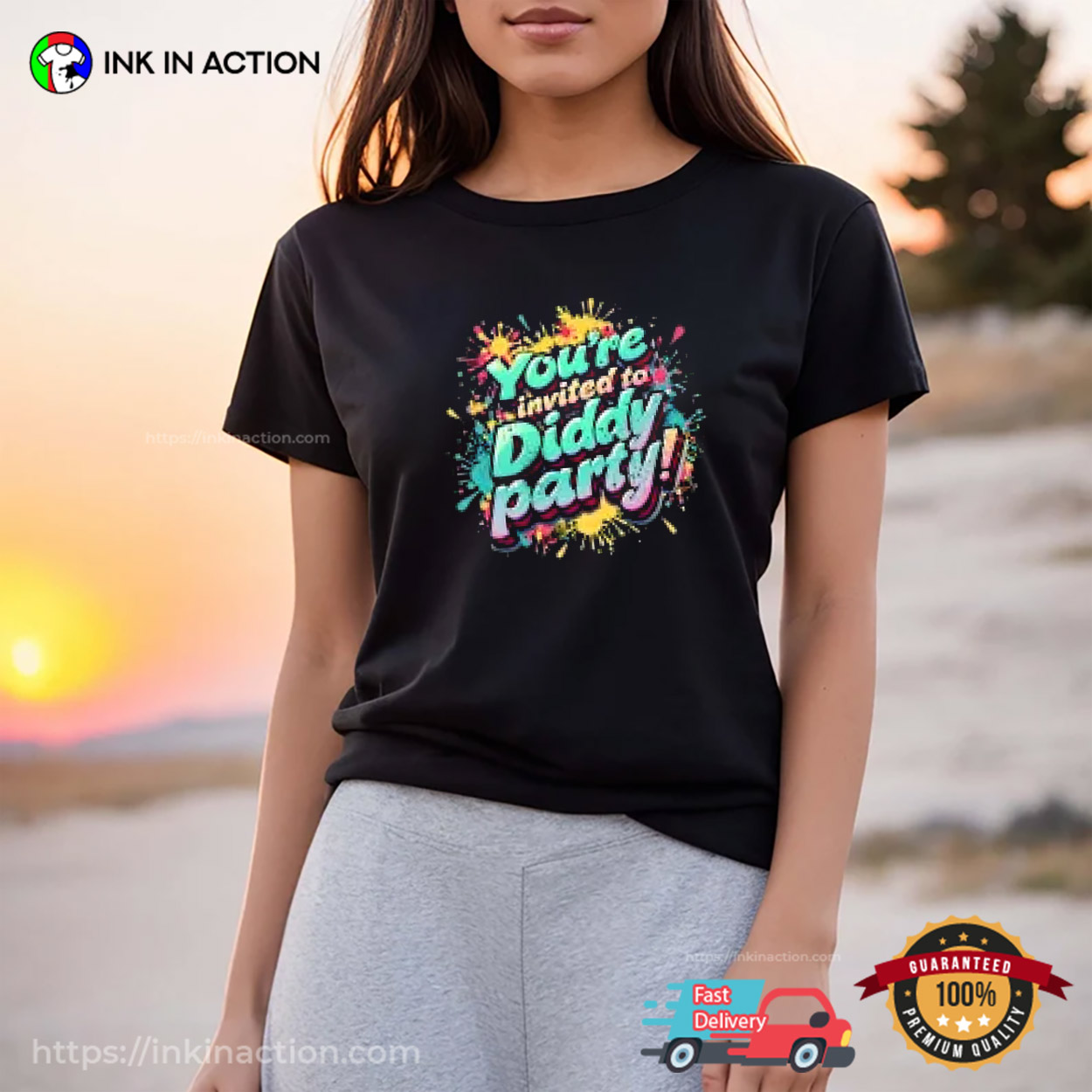 You’re Invited To Diddy Party Funny P Diddy T-shirt