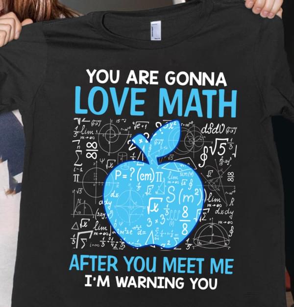 You Are Love Math After You Meet Me I'm Warning You Shirt