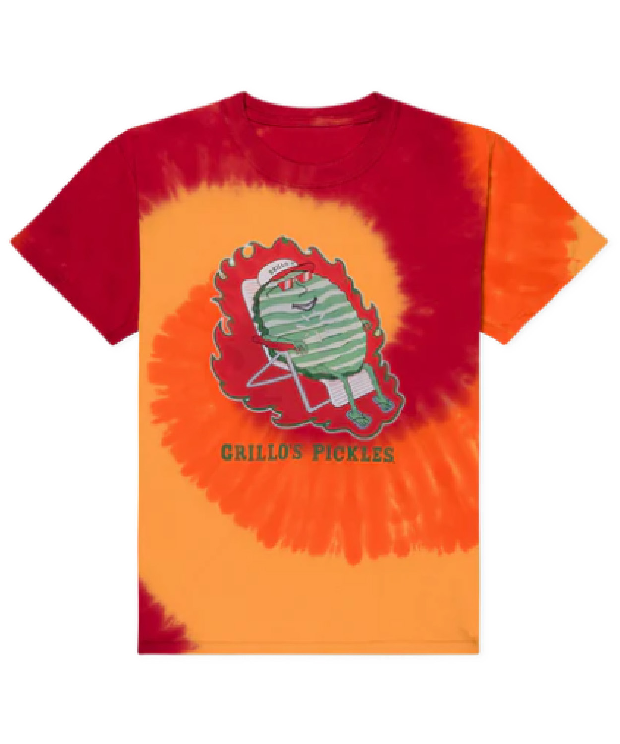 Youth Blazing Hot Short Sleeve Tie-dye Tee Grillo’s Pickles Shop Merch Store