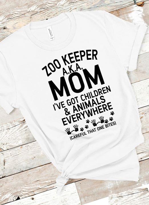 Zoo Keeper Aka Mom I've Got Children & Animals Shirt