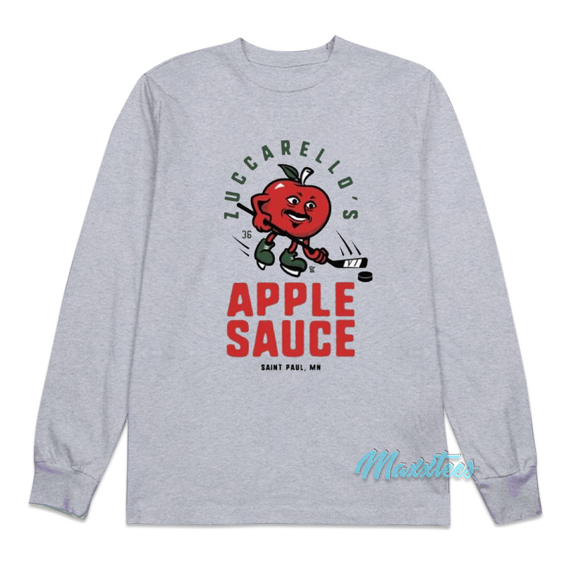Zuccarello's Apple Sauce Hockey Long Sleeve Shirt