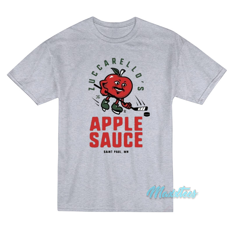 Zuccarello's Apple Sauce Hockey T-shirt